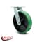 Service Caster 8 Inch Green Poly on Cast Iron Wheel Swivel Caster with Roller Bearing SCC SCC-30CS820-PUR-GB - alternate 2